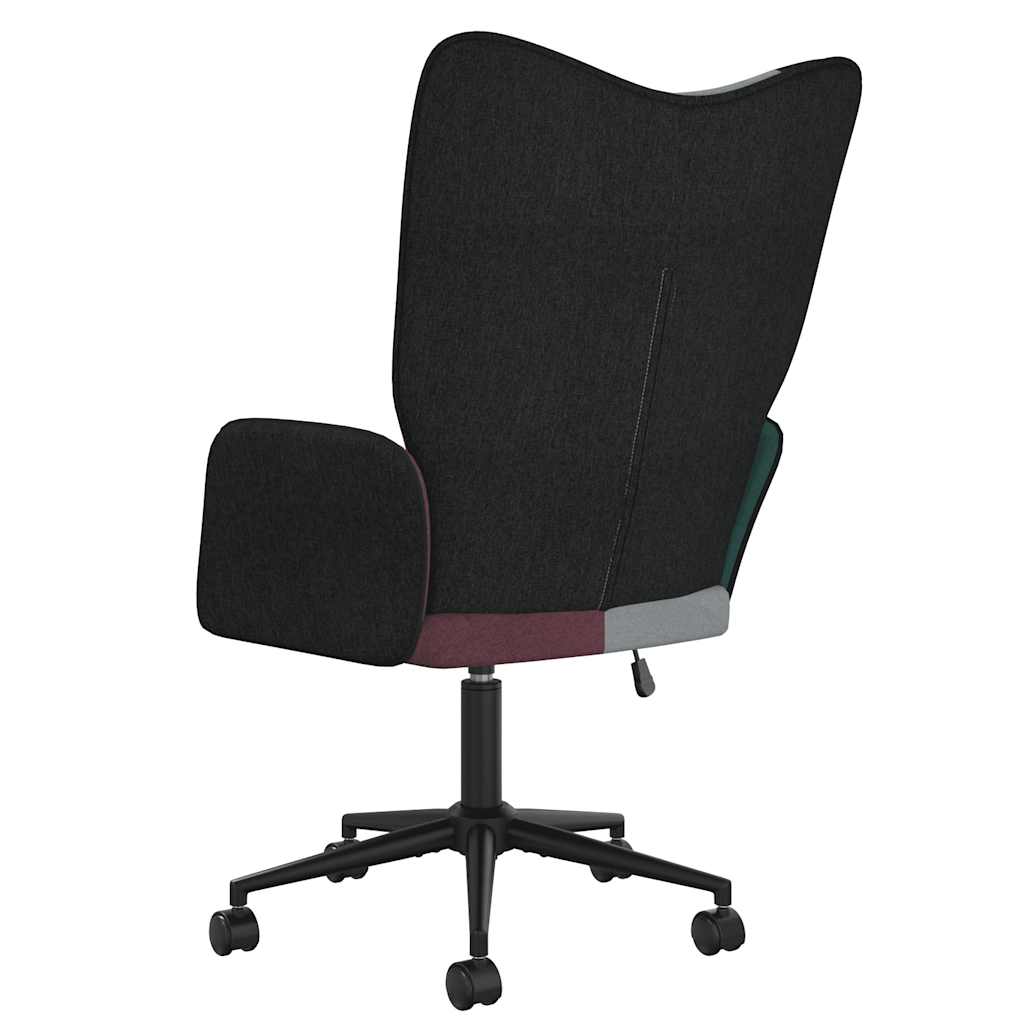 vidaXL Πολυθρόνα Relax Σχέδιο Patchwork Υφασμάτινη