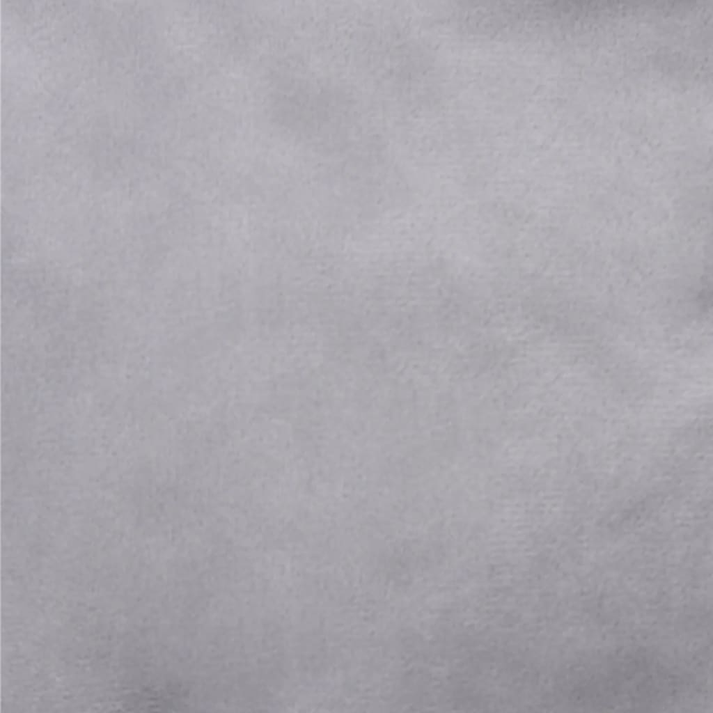 vidaXL Κρεβάτι Σκύλου Μαύρο/Γκρι 99 x 89 x 21 εκ. Βελουτέ/Συνθ. Δέρμα