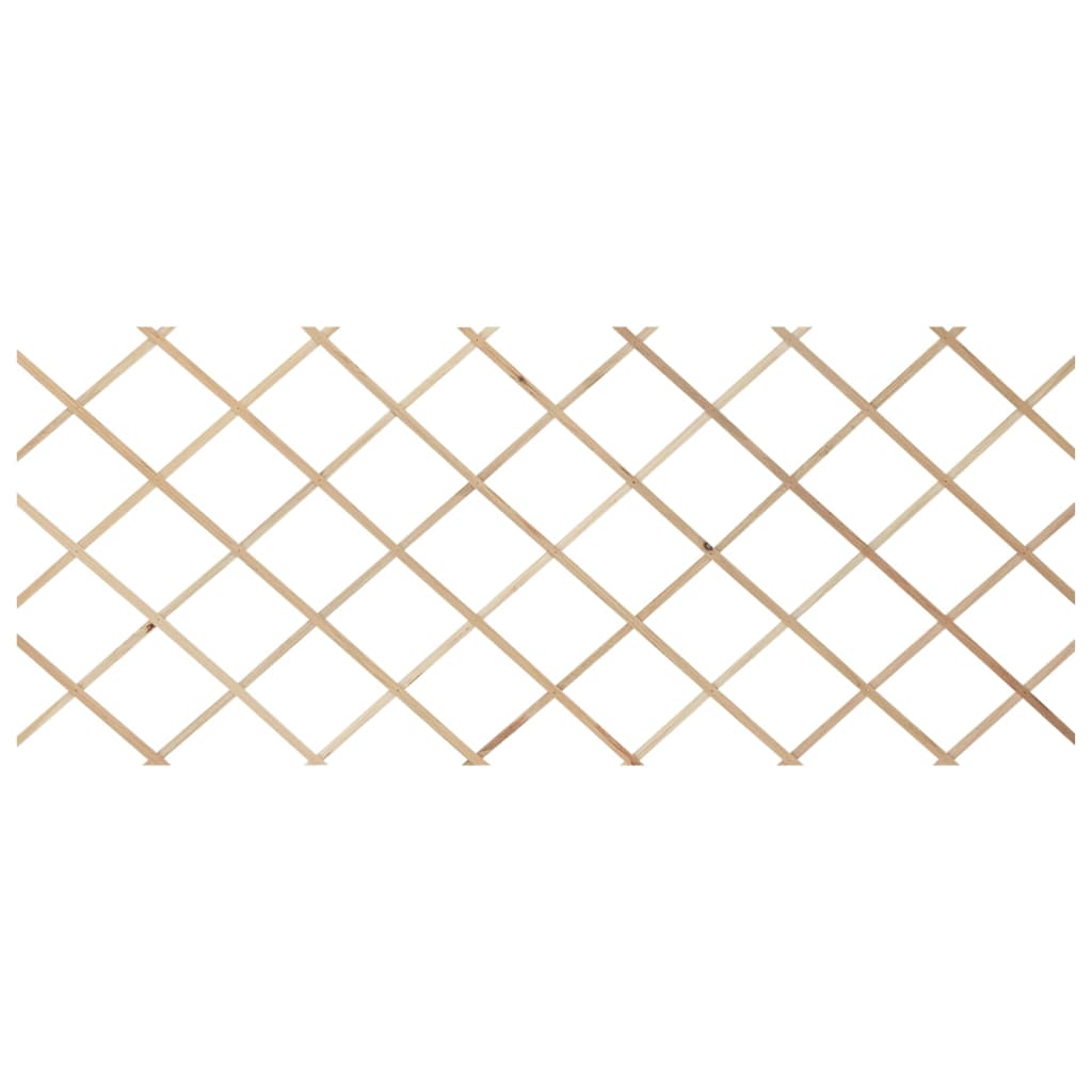 vidaXL Καφασωτό Φράχτης 5 τεμ. 180 x 80 εκ. από Μασίφ Ξύλο Ελάτης