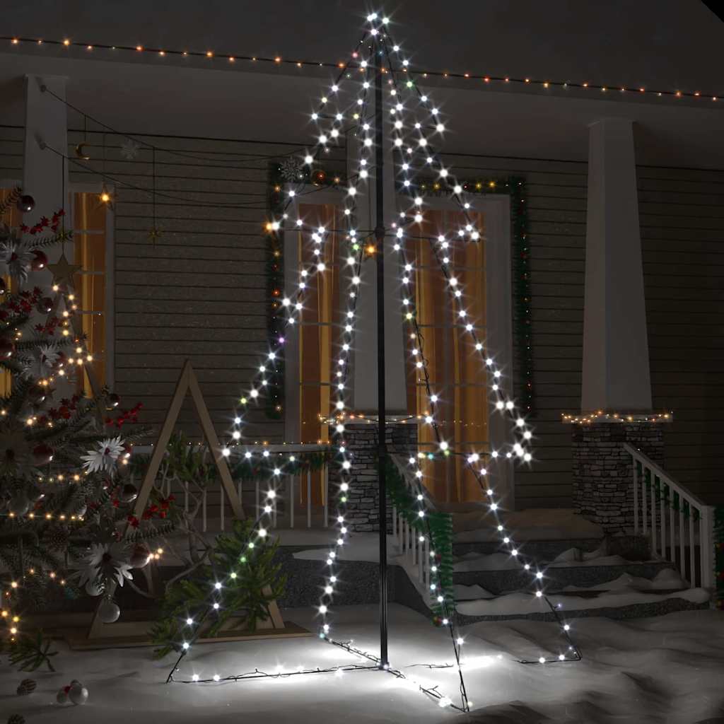 vidaXL Δέντρο από Φωτάκια 240 LED Εσωτ./Εξωτ. Χώρου 118 x 180 εκ.