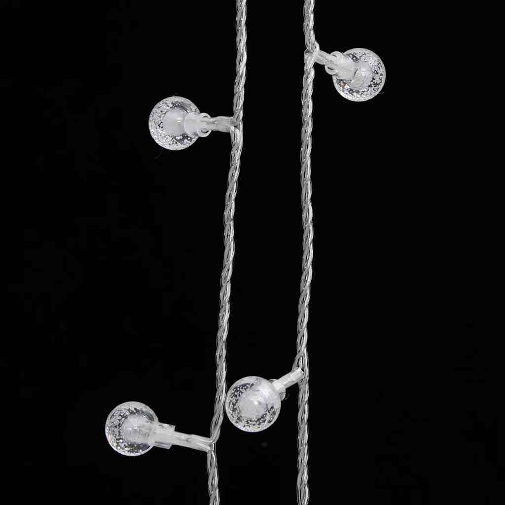 vidaXL Λαμπάκια Σειρά Σφαιρικά 8 Λειτουργίες Θερμό Λευκό 40 μ. 400 LED