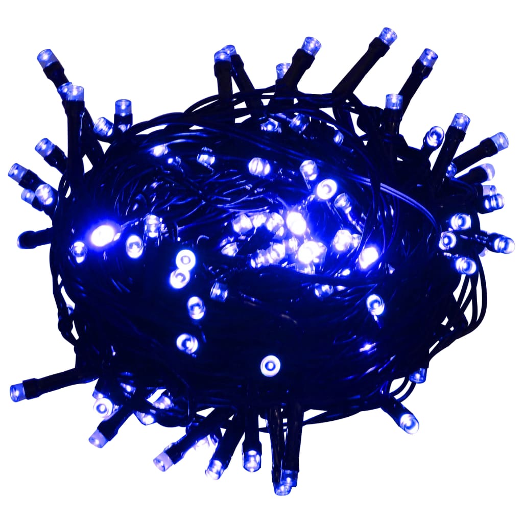 vidaXL Λαμπάκια με 400 LED και 8 Εφέ Φωτισμού Μπλε 40 μ.