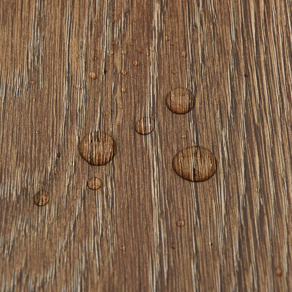 vidaXL Δάπεδο Αυτοκόλλητο Καφέ 20 Τεμαχίων 1,86 μ² από PVC