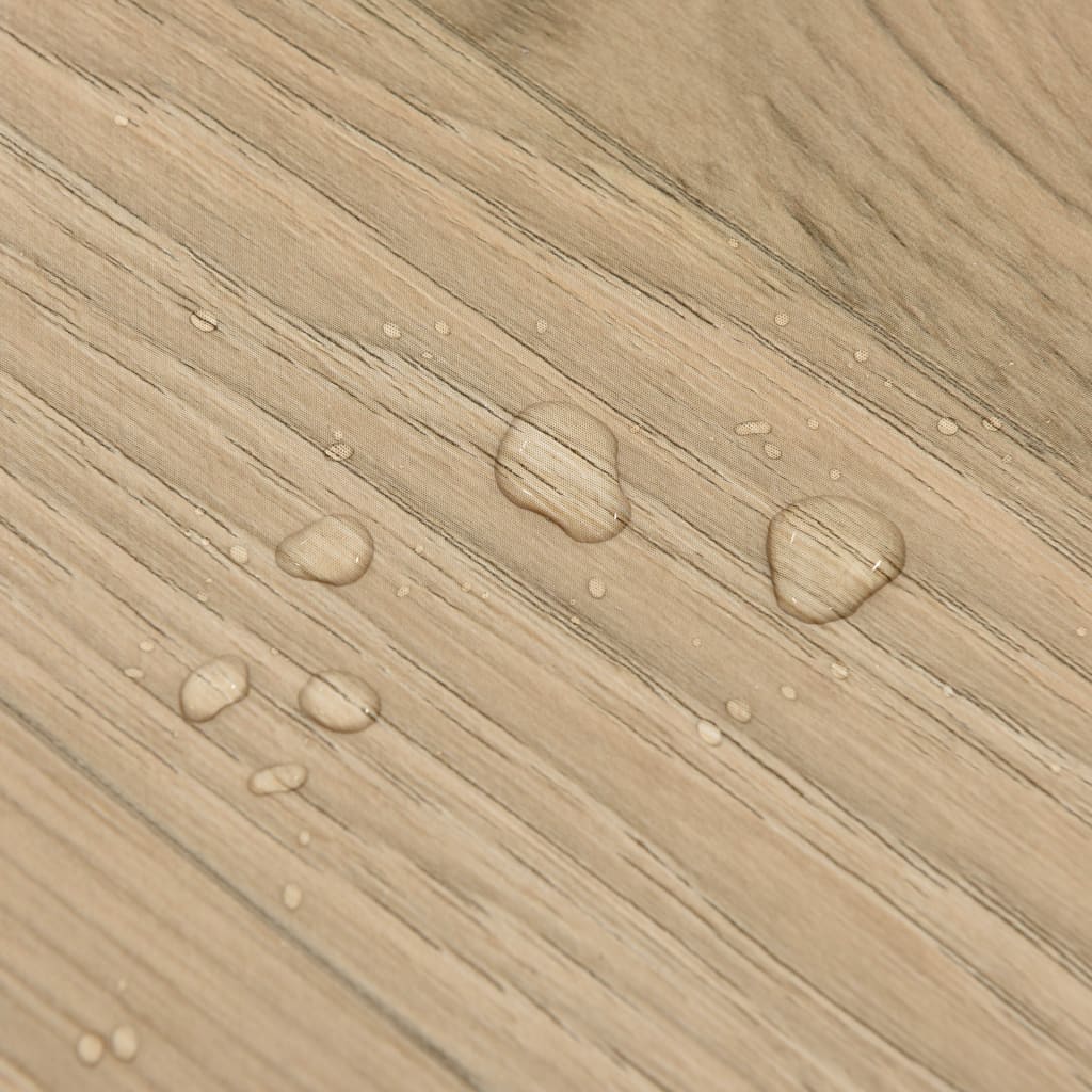 vidaXL Δάπεδο Αυτοκόλλητο Καφέ Ριγέ 20 τεμ. 1,86 μ² από PVC