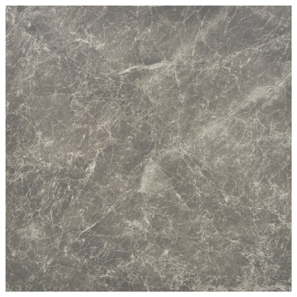 vidaXL Δάπεδο Αυτοκόλλητο Μαύρο με Όψη Μάρμαρου 20 τεμ 1,86 μ² από PVC