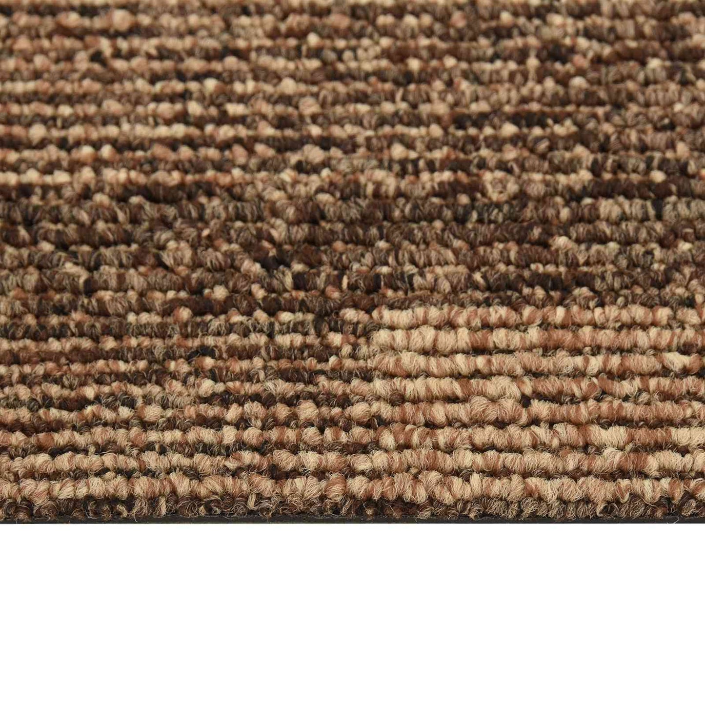 vidaXL Χάλι Δαπέδου 20 pcs Καφέ 50 x 50 cm PP