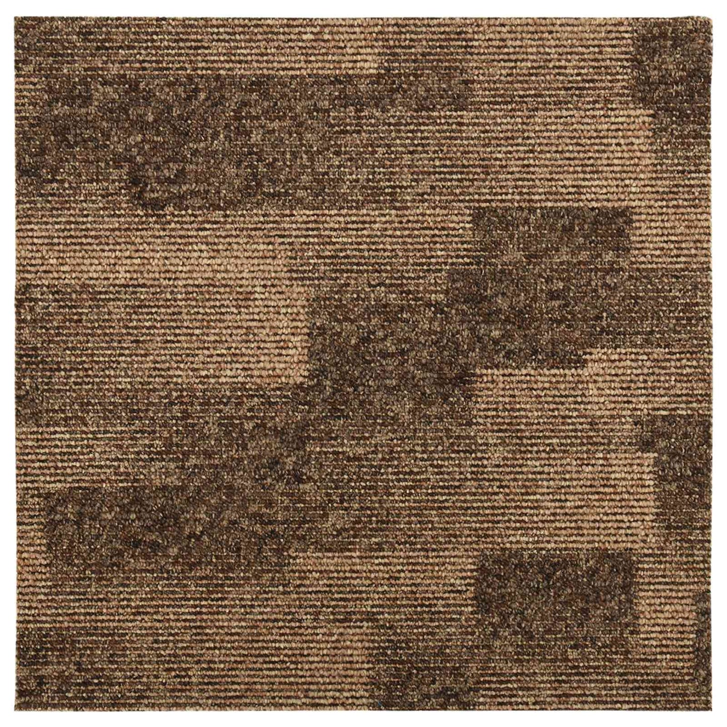 vidaXL Χάλι Δαπέδου 20 pcs Καφέ 50 x 50 cm PP