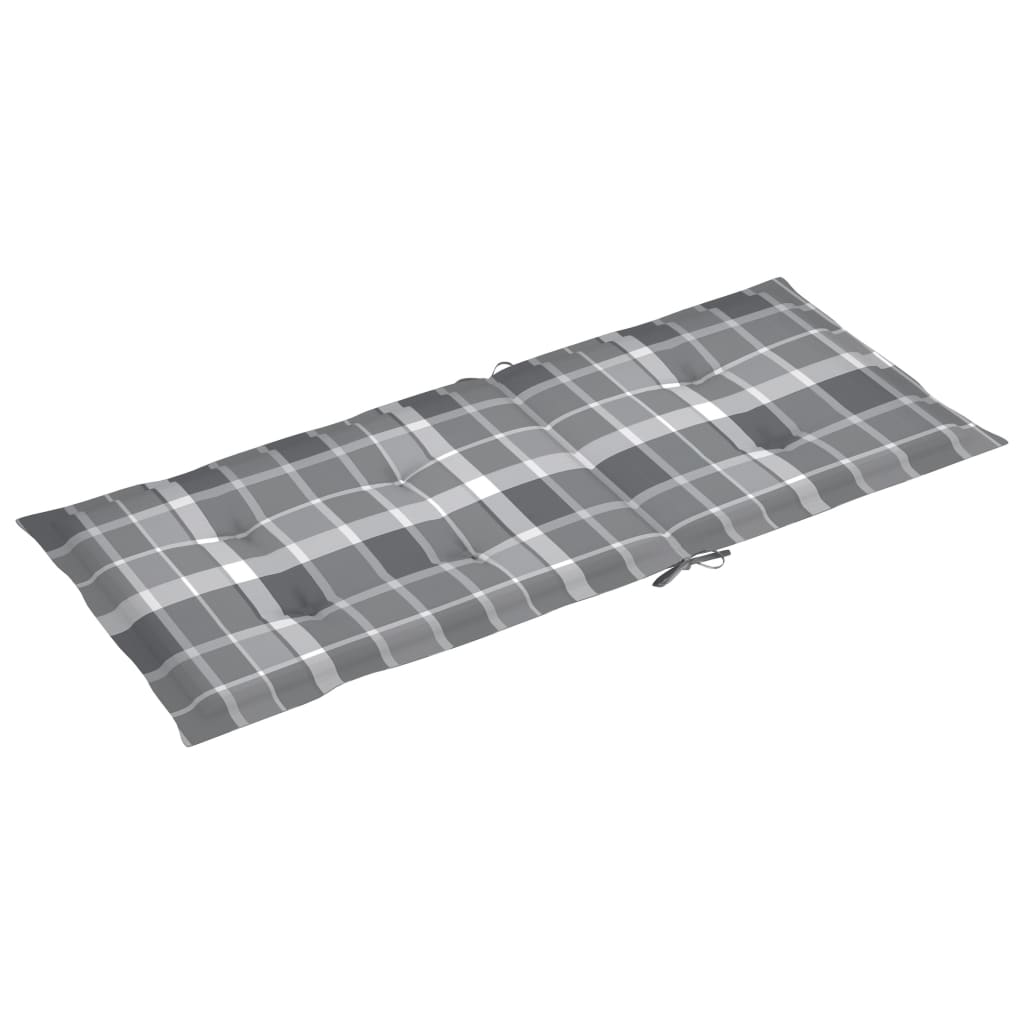 vidaXL Καρέκλες Κήπου Ανακλινόμενες 8 τεμ. Μασίφ Ξύλο Teak & Μαξιλάρια