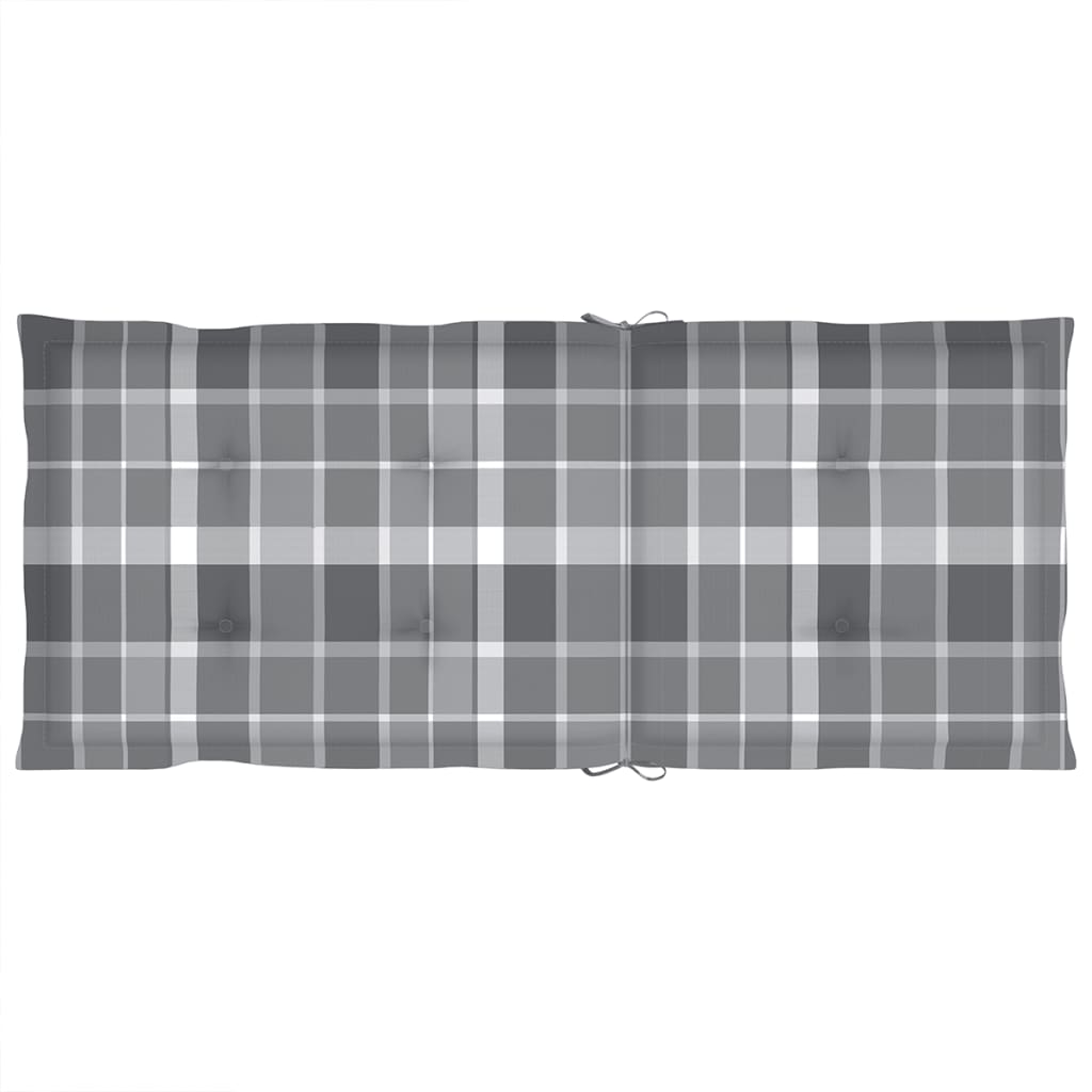 vidaXL Καρέκλες Κήπου Ανακλινόμενες 8 τεμ. Μασίφ Ξύλο Teak & Μαξιλάρια