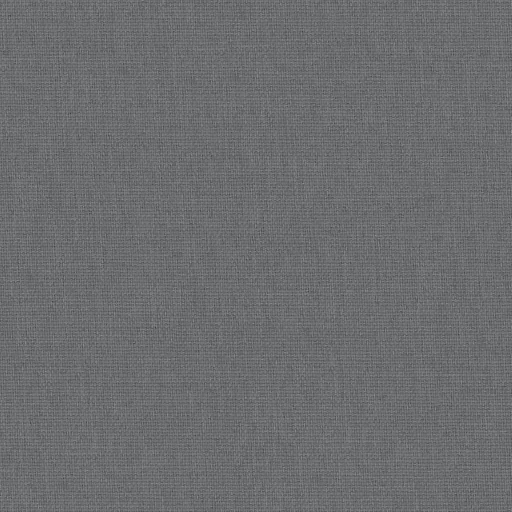 vidaXL Λίκνο Βρεφικό Σκούρο Γκρι από Λινό Ύφασμα με Στρώμα