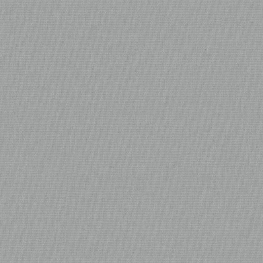 vidaXL Λίκνο Βρεφικό Ανοιχτό Γκρι από Λινό Ύφασμα με Στρώμα