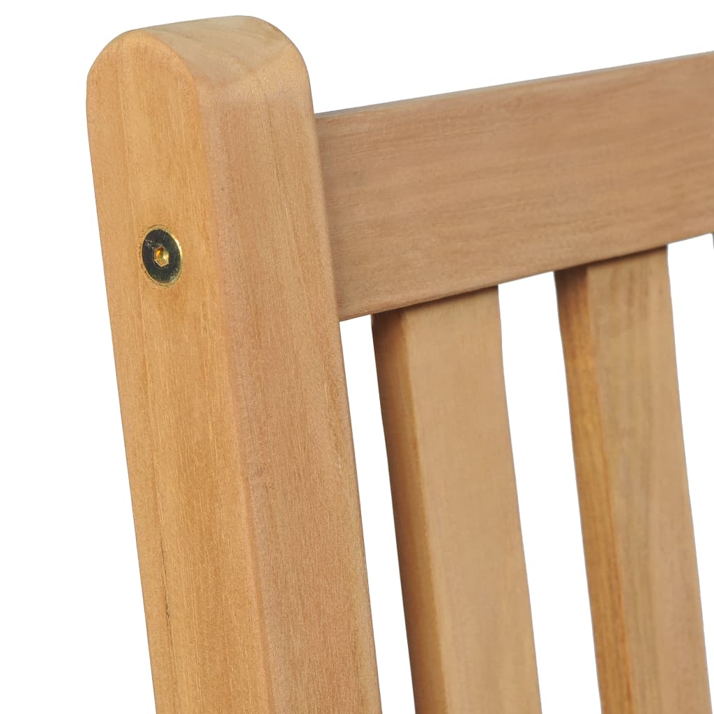 vidaXL Καρέκλες Κήπου 8 Τεμάχια Μασίφ Ξύλο Teak με Ανθρακί Μαξιλάρια