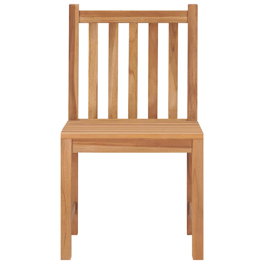 vidaXL Καρέκλες Κήπου 8 Τεμαχίων από Μασίφ Ξύλο Teak με Μαξιλάρια