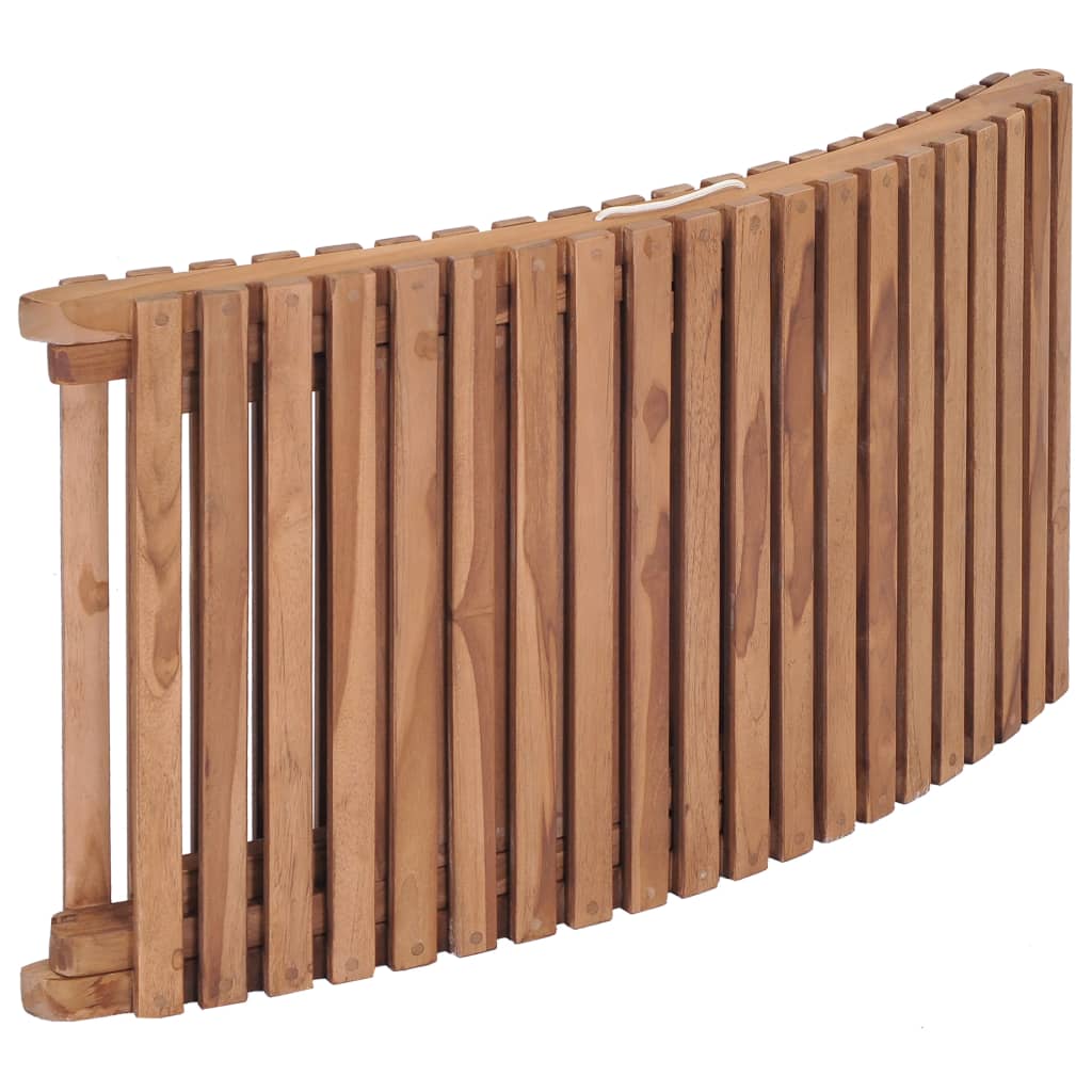 vidaXL Ξαπλώστρες Πτυσσόμενες 2 τεμ. από Μασίφ Ξύλο Teak