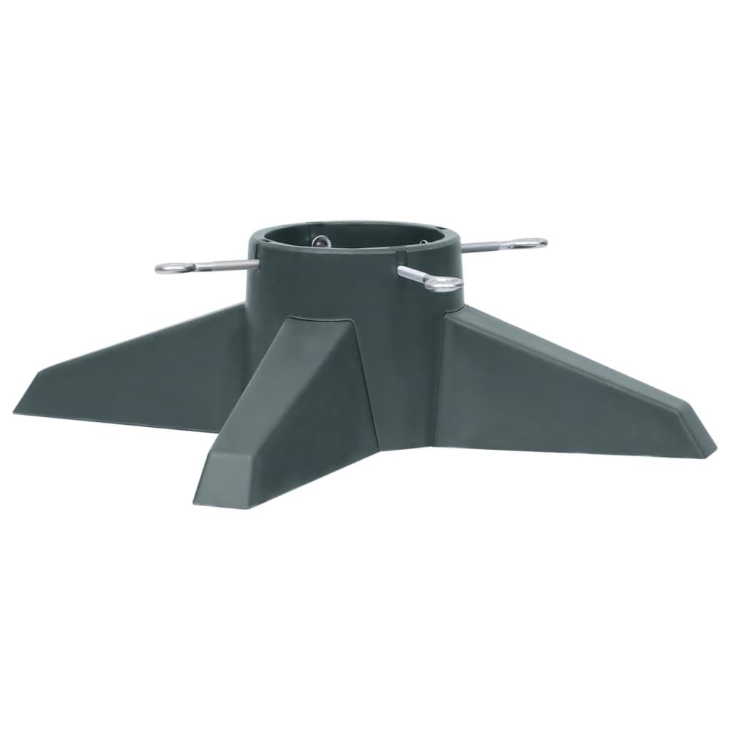 vidaXL Βάση Χριστουγεννιάτικου Δέντρου Πράσινη 55,5 x 55,5 x 15 εκ.