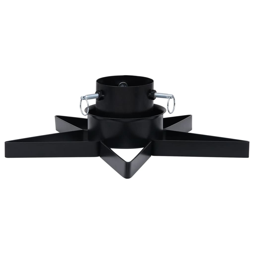 vidaXL Βάση Χριστουγεννιάτικου Δέντρου Μαύρη 47 x 47 x 13,5 εκ.