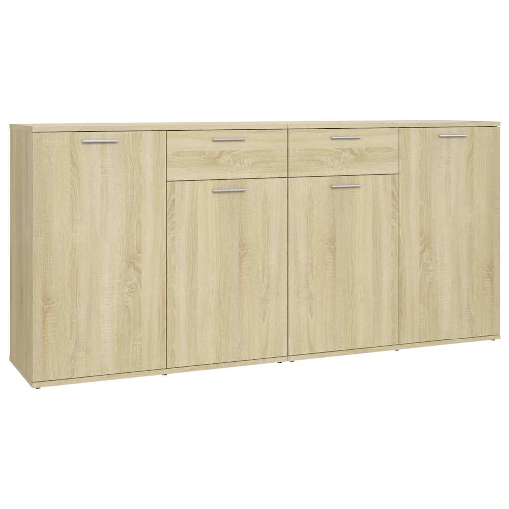 vidaXL Μπουφές Sonoma Δρυς 160 x 36 x 75 εκ. από Επεξ. Ξύλο