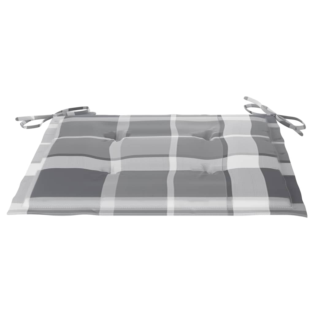 vidaXL Καρέκλες Κήπου Πτυσσόμενες 6 τεμ Μασίφ Ξύλο Ακακίας & Μαξιλάρια