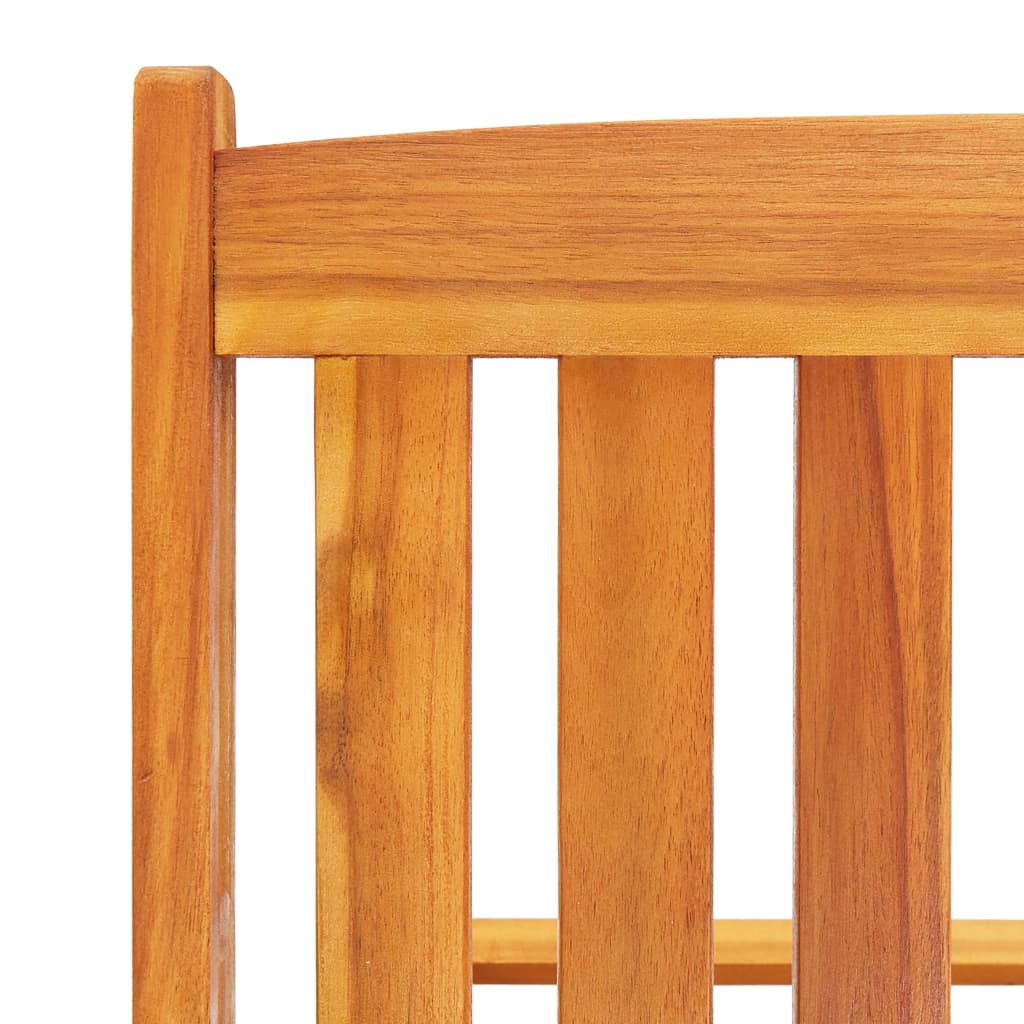 vidaXL Ξαπλώστρες 2 τεμ. από Μασίφ Ξύλο Ακακίας με Τραπέζι & Μαξιλάρια