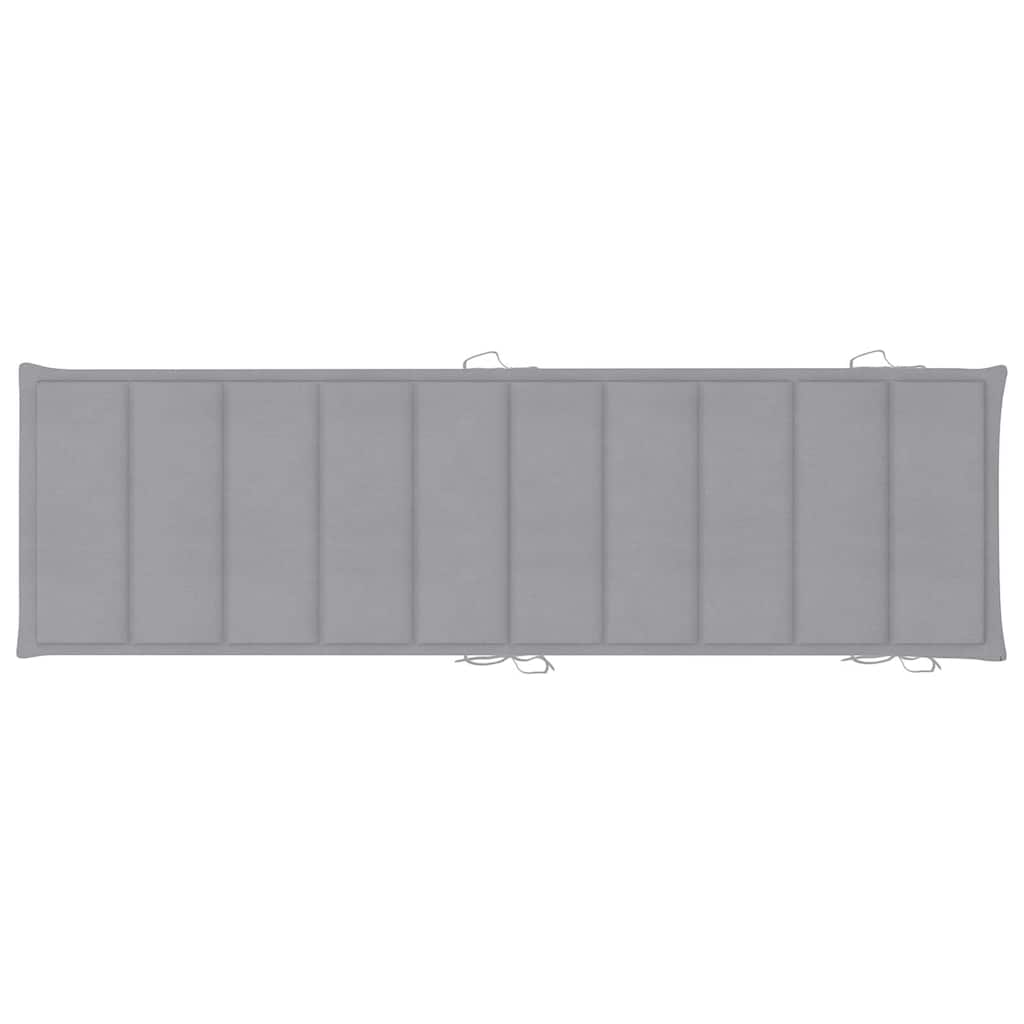 vidaXL Ξαπλώστρες 2 τεμ. από Μασίφ Ξύλο Ακακίας με Μαξιλάρια