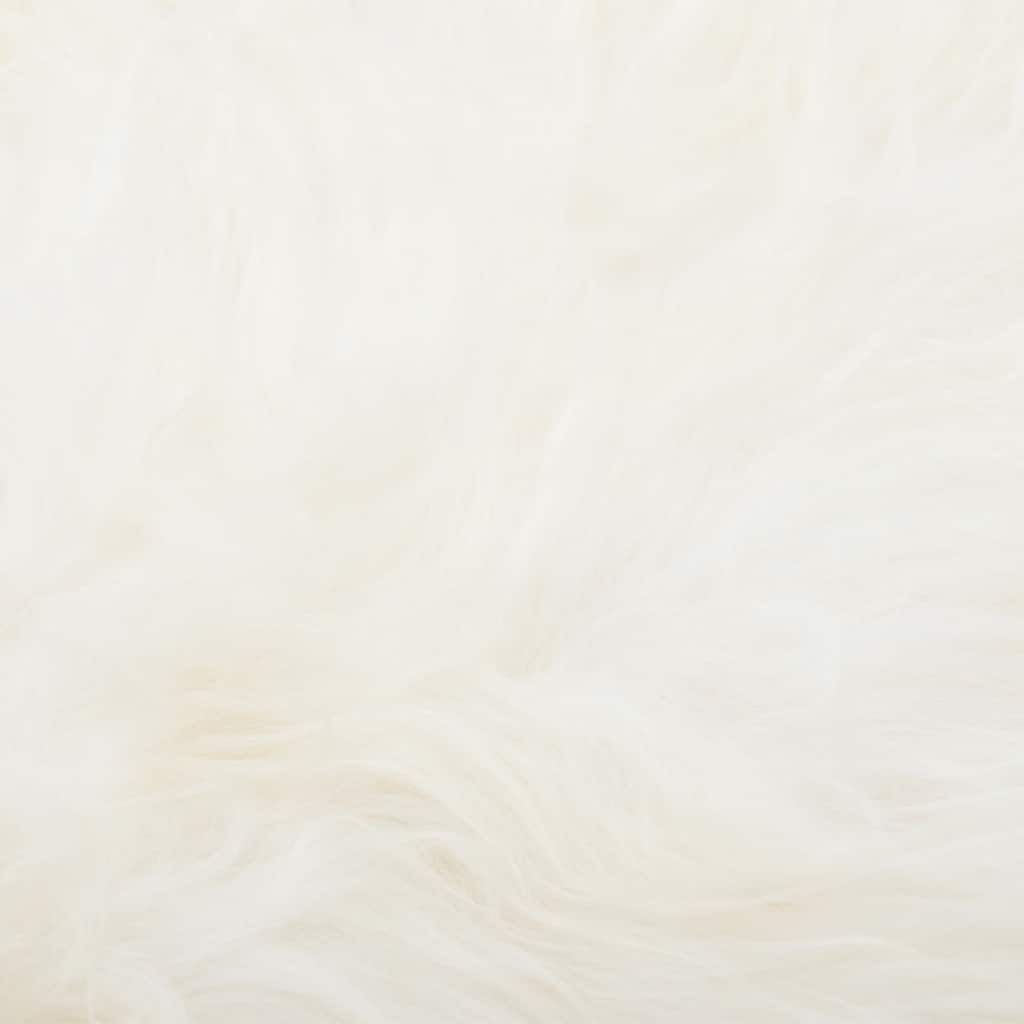 vidaXL Ισλανδική Γούνα Προβάτου Κρεμ 70 x 110 εκ.