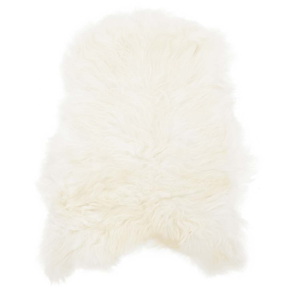 vidaXL Ισλανδική Γούνα Προβάτου Κρεμ 70 x 110 εκ.