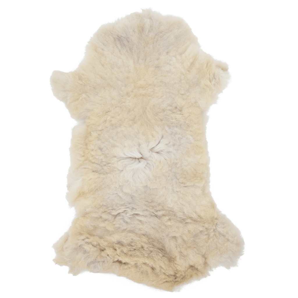 vidaXL Γούνα Προβάτου Κρεμ 70 x 100 εκ.