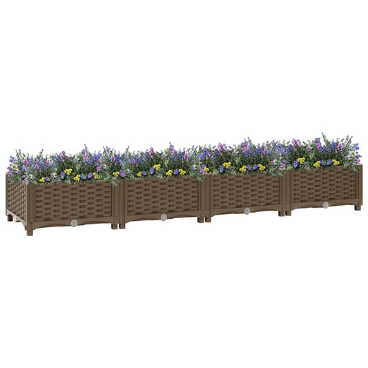 vidaXL Ζαρντινιέρα 160 x 40 x 23 εκ. από Πολυπροπυλένιο