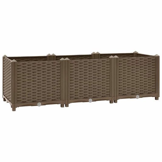 vidaXL Ζαρντινιέρα 120 x 40 x 38 εκ. από Πολυπροπυλένιο
