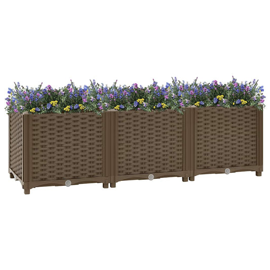 vidaXL Ζαρντινιέρα 120 x 40 x 38 εκ. από Πολυπροπυλένιο