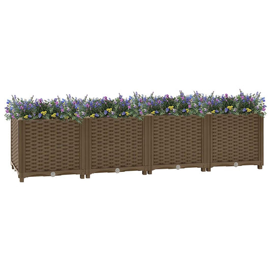vidaXL Ζαρντινιέρα 160 x 40 x 38 εκ. από Πολυπροπυλένιο