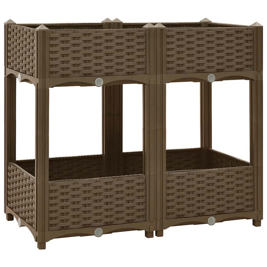 vidaXL Ζαρντινιέρα 80 x 40 x 71 εκ. από Πολυπροπυλένιο