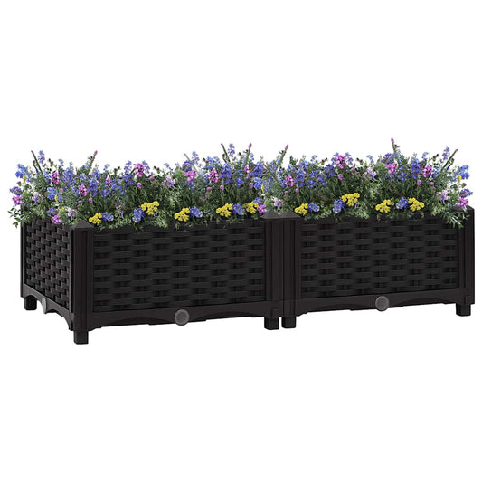 vidaXL Ζαρντινιέρα 80 x 40 x 23 εκ. από Πολυπροπυλένιο