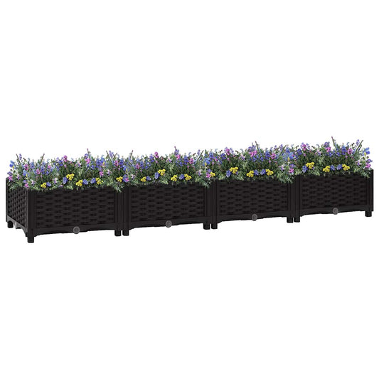 vidaXL Ζαρντινιέρα 160 x 40 x 23 εκ. από Πολυπροπυλένιο