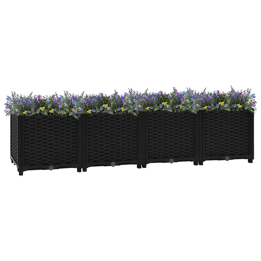 vidaXL Ζαρντινιέρα 160 x 40 x 38 εκ. από Πολυπροπυλένιο