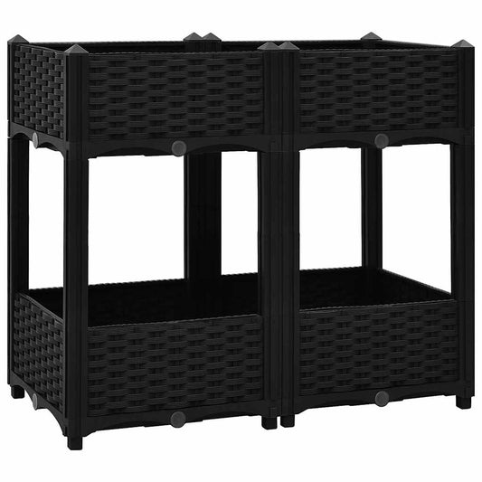 vidaXL Ζαρντινιέρα 80 x 40 x 71 εκ. από Πολυπροπυλένιο