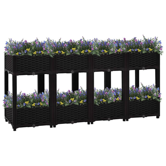 vidaXL Ζαρντινιέρα 160 x 40 x 71 εκ. από Πολυπροπυλένιο