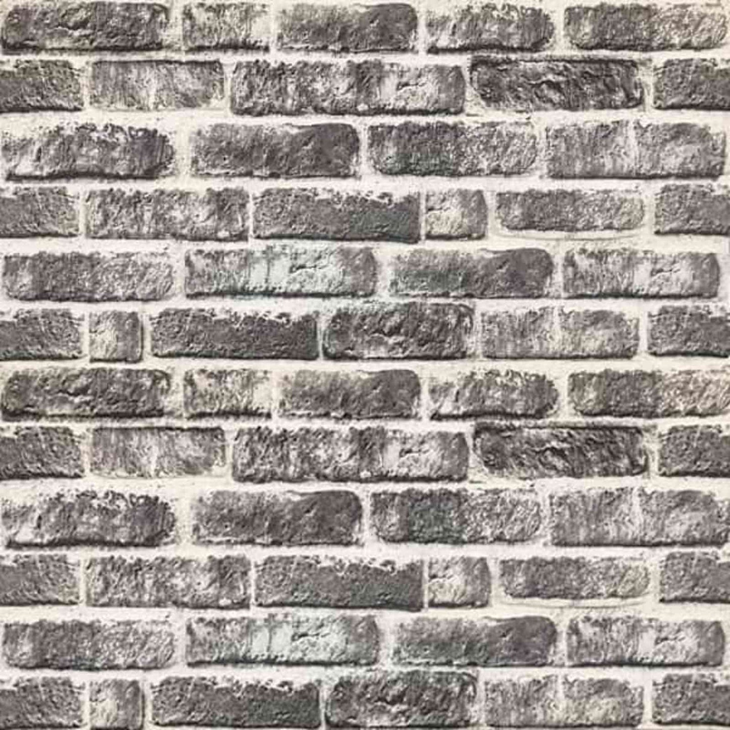 vidaXL Πάνελ τοίχου 10 pcs Σκούρο Γκρι και Λευκό 100 x 50 cm Αφρός EPS