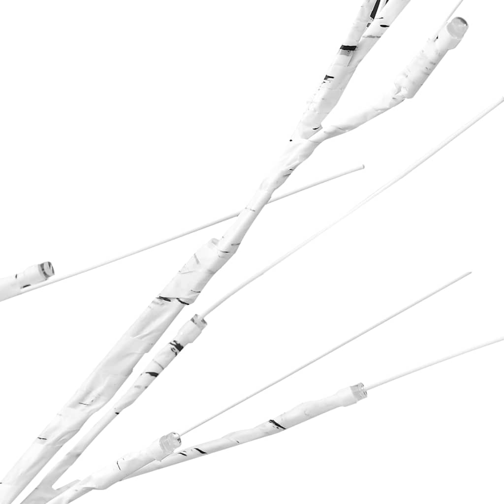 vidaXL Χριστουγ. Δέντρο Εξωτ./Εσωτ. Χώρου 156LED Ψυχρό Λευκό 1,5μ Ιτιά