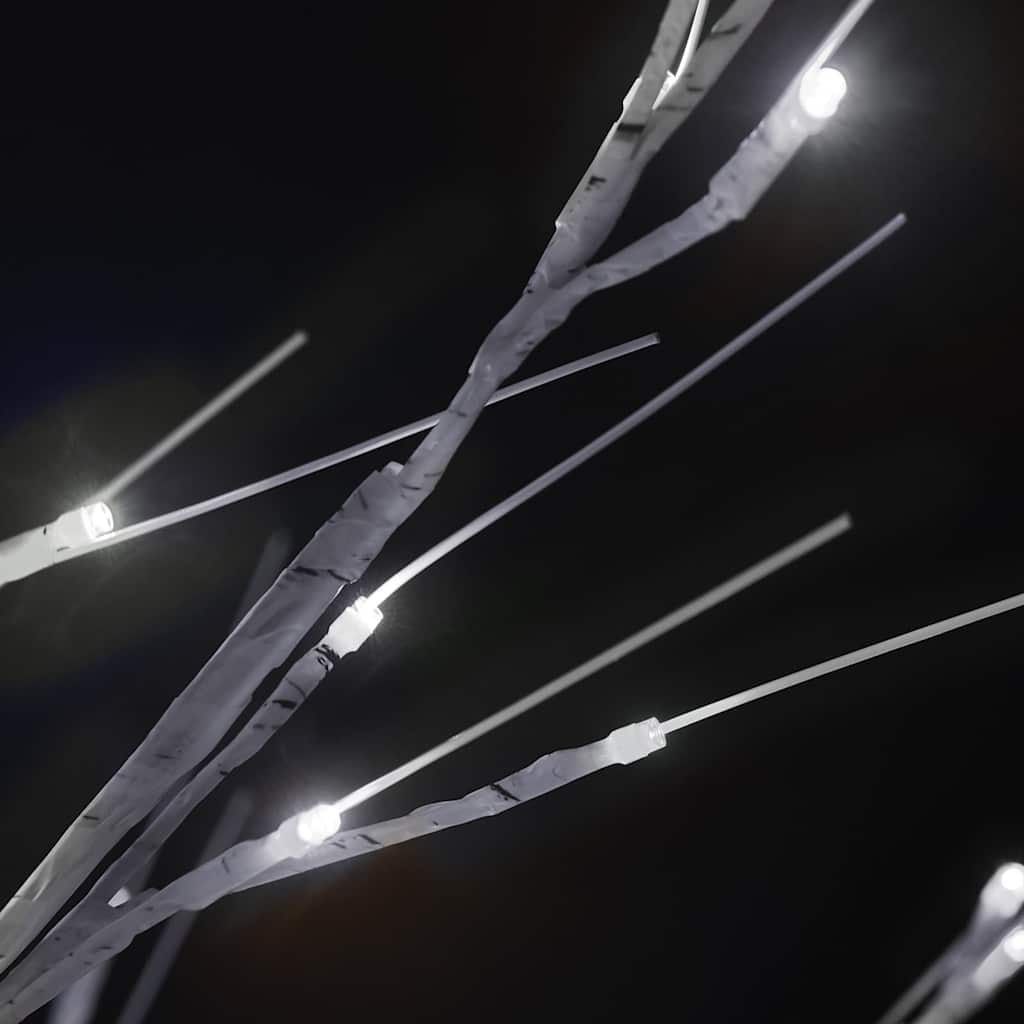 vidaXL Χριστουγ. Δέντρο Εξωτ./Εσωτ. Χώρου 200LED Ψυχρό Λευκό 1,8μ Ιτιά