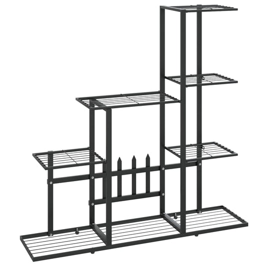 vidaXL Ανθοστήλη Μαύρη 94,5 x 25 x 88 εκ. Μεταλλική