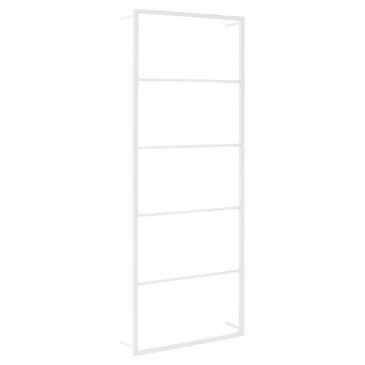 vidaXL Ράφι Πετσετών Λευκό Ατσάλινο 45x10x115 εκ.