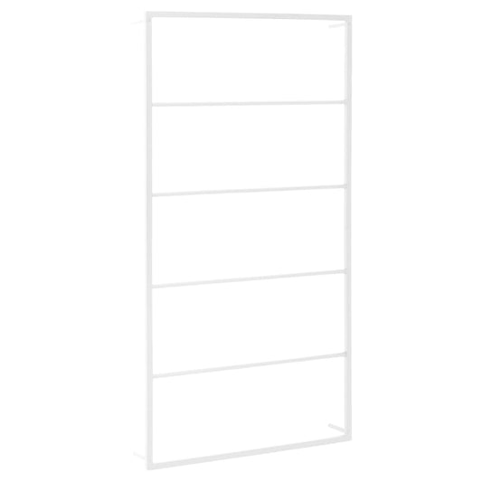 vidaXL Ράφι Πετσετών Λευκό Ατσάλινο 60x10x116 εκ.