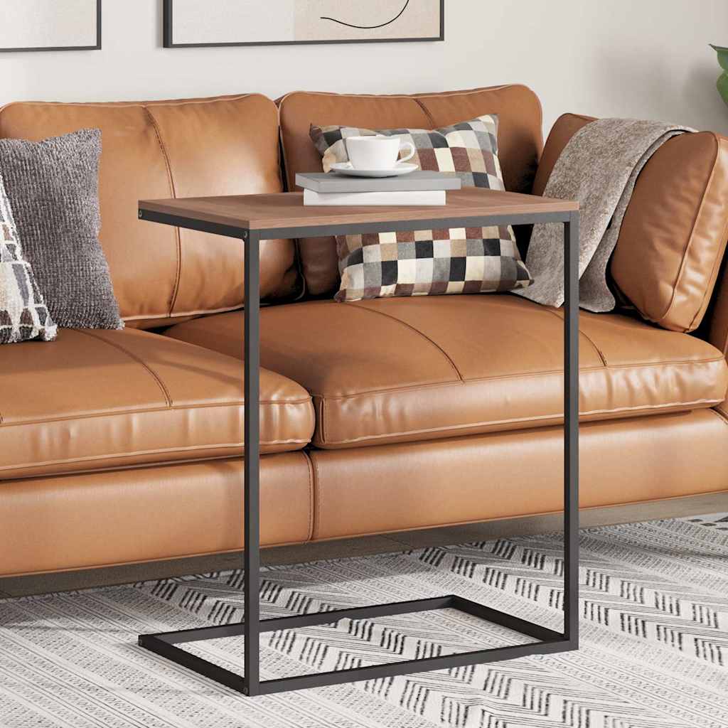 vidaXL Τραπέζι Βοηθητικό Μαύρο 55x35x66 εκ. από Επεξεργασμένο Ξύλο