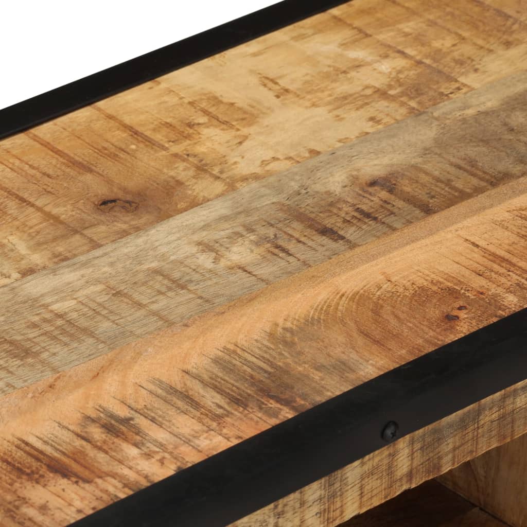 vidaXL Έπιπλο Τηλεόρασης 110 x 31 x 46 εκ. από Ακατέργαστο Ξύλο Μάνγκο