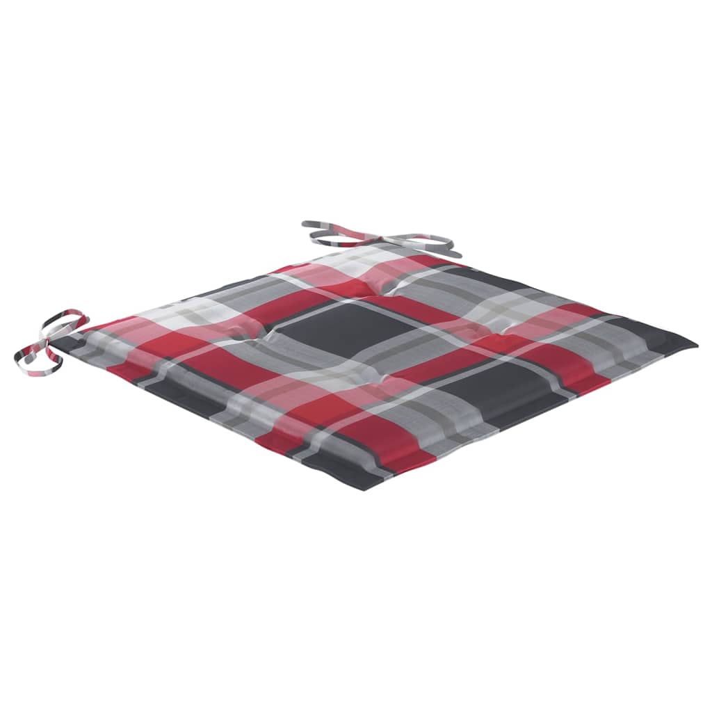 vidaXL Καρέκλες Κήπου 4 τεμ. από Μασίφ Ξύλο Teak με Μαξιλάρια