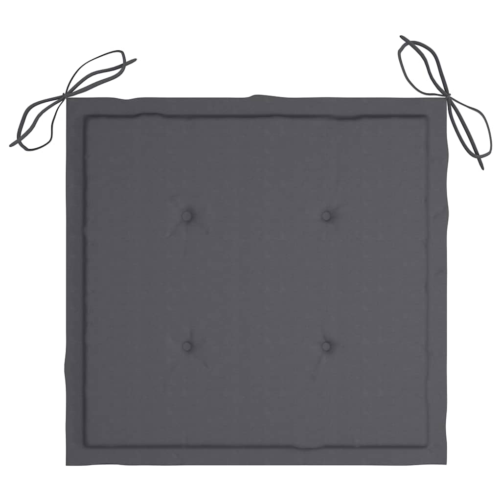 vidaXL Καρέκλες Κήπου 6 τεμ. από Μασίφ Ξύλο Teak με Μαξιλάρια