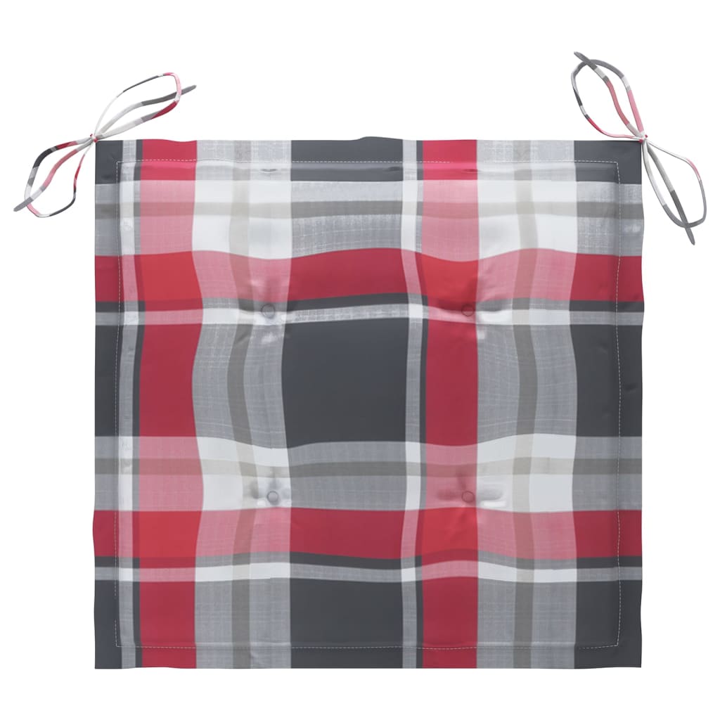 vidaXL Καρέκλες Κήπου 6 τεμ. από Μασίφ Ξύλο Teak με Μαξιλάρια