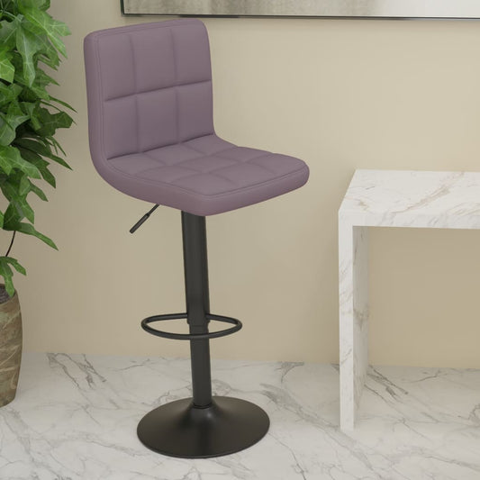 vidaXL Σκαμπό Μπαρ Χρώμα Taupe Υφασμάτινο