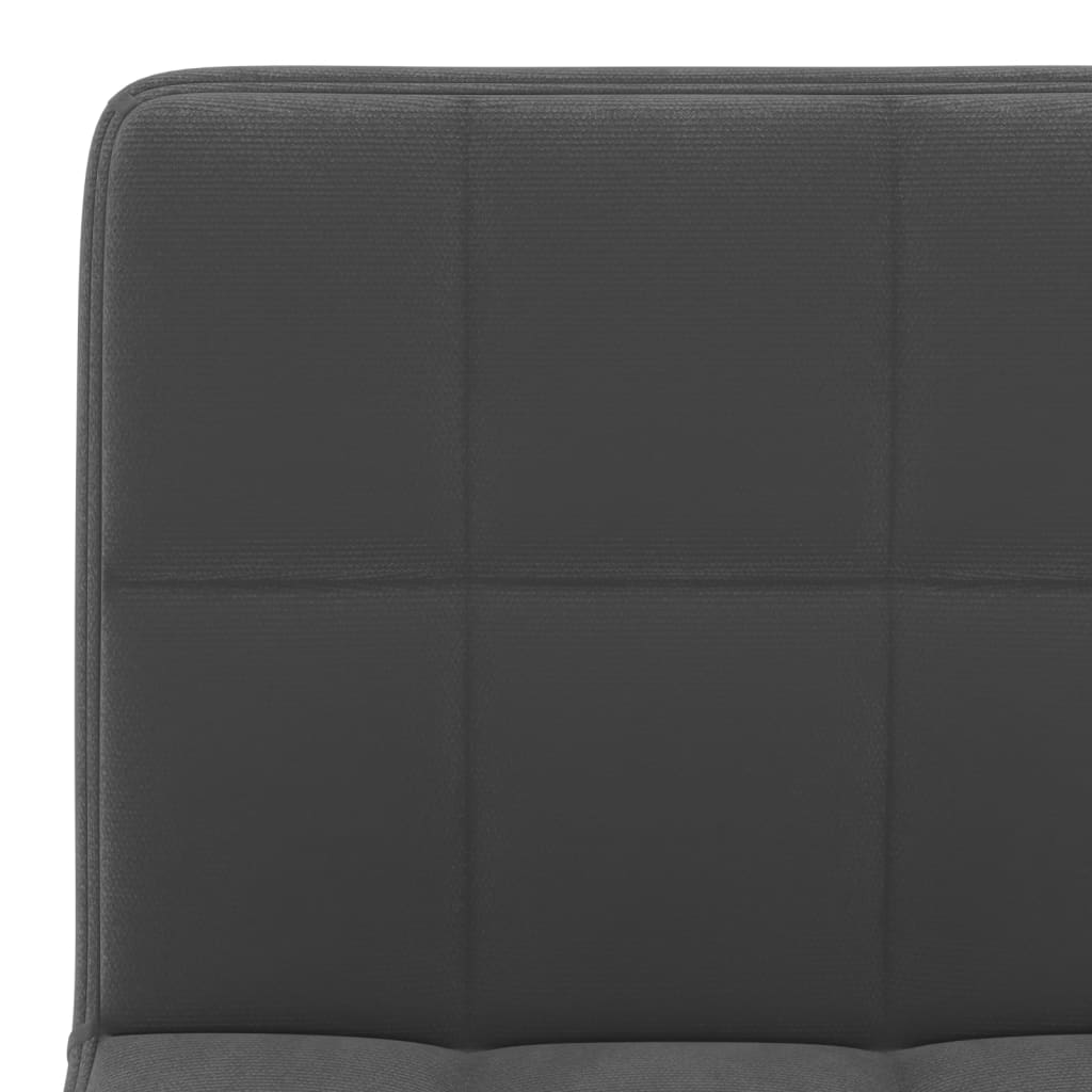 vidaXL Σκαμπό Μπαρ Μαύρο Βελούδινο